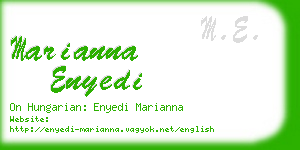 marianna enyedi business card